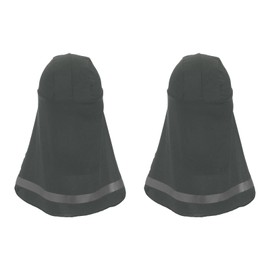 PATIKIL Hard Hat Sun Shade, 2 Pcs Hard Hat Liner Neck Shade Sun Protector Shade Cooling Skull Cap for Outdoor Hiking Biking Fishing, Dark Gray