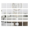 ZWIN 20PCS Mini Size Acrylic Square Mirrors, 3.15x3.15 inches, Self-Adhesive