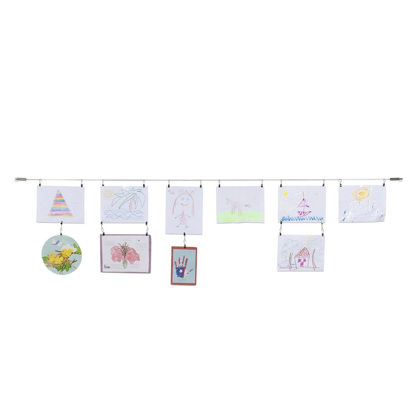 Wallniture Curtain Rod Set for Tapestry, Kids Crafts, Wall Decor