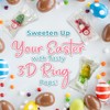 Easter Candy 3D Ring Pops - 18 Individually Wrapped Suckers