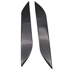 FZJDSD 2 Pcs Carbon Fiber Headlight Eyebrow Eyelid Trim Compatible with Nissan 350 350Z 2003-2009