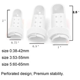 Mcvcoyh 3 Pieces Trigger Finger Splint, Finger Support for Fingers