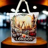 London Souvenir Bag - Union Jack Canvas Tote Bag -
