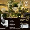 Gresonic Fairy Lights Plug in 300LED 30m/99ft Warm White 8