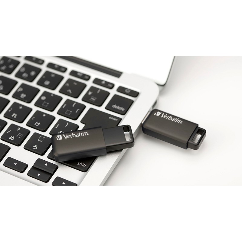 Verbatim USB Memory 64GB USB3.2(Gen1) Slide Type with Strap Hole