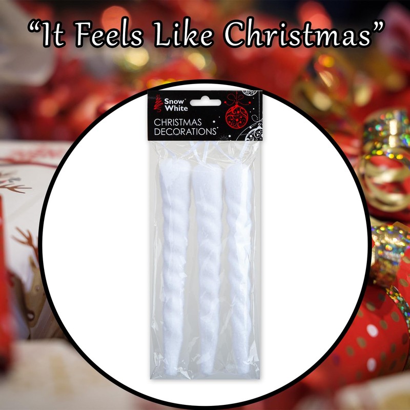 VFM e-Store - Icicle Decorations Christmas Hanging Decoration X 3