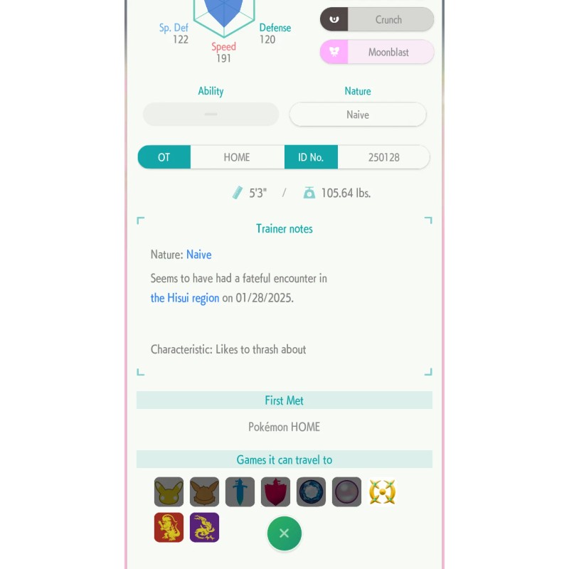 Pokémon Shiny Manaphy Event Untouched + Shiny Enamorus Event Untouched