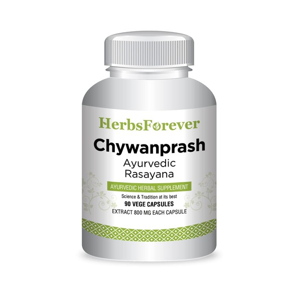 Herbsforever Chywanprash Capsules – Traditional Ayurvedic Formulation – Immunity Supplement – Promotes Immunity System – 90 Capsules