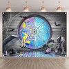 Yriujul Fabric 7x5ft Halloween Spider Web Window Photography Backdrop Horror