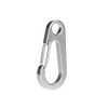 TISUR Carabiner Small Titanium Key Chain Men's Lightweight Silver/S (Key