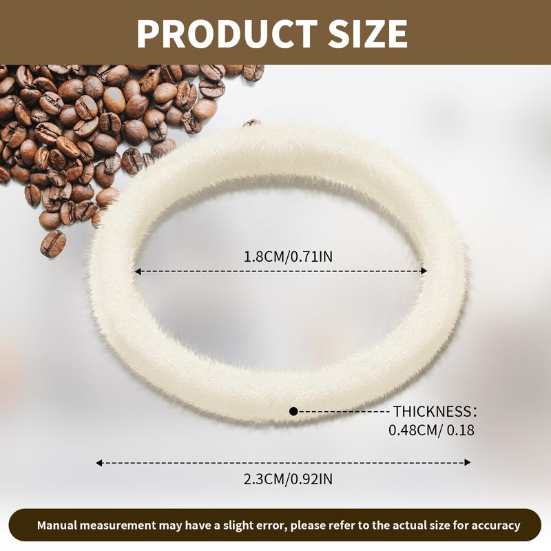 Felt Washer Compatible with Breville Espresso Machine Grinders Models Include