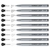AKARUED Drafting Pen, Set of 9, Water-based Pen, Cartoon Pen,