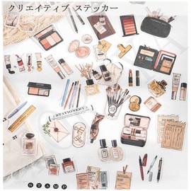 TORIYA 160 Pcs Washi Stickers Cosmetic Bottle Decorative Stickers Diary Journal Decoration Supplies Planner Material Masking Stickers