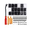 450 rivets plastic universal car clips nylon black rivets plastic