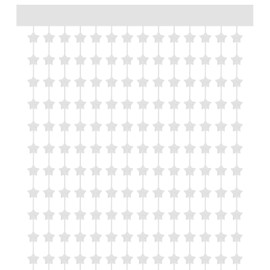 PATIKIL 3 Pack Party Backdrop Decoration, 1mx2m Star Tinsel Streamer Foil Fringe Curtain Streamers for Parties Backdrop Decoration Christmas Wedding Birthday Photo Booth,Silver