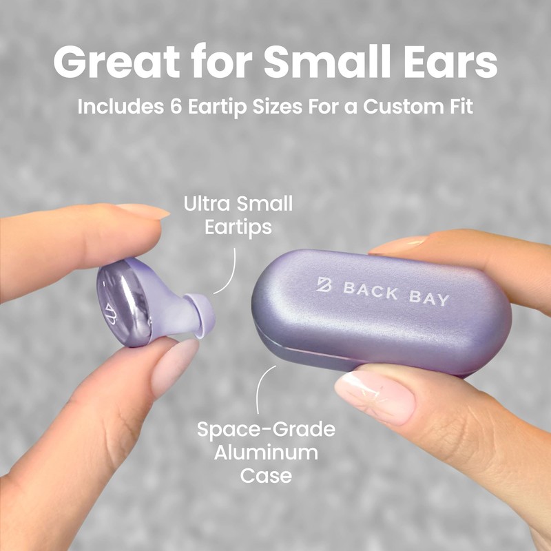 Back Bay Audio Tempo 30 Wireless Earbuds for Small Ears