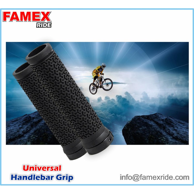 FAMEX RIDE Premium Bike Handlebar Grips,Mountain Bike Grips with Soft
