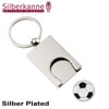 SILBERKANNE Key Ring with Football Chip 8.5 x 3.5 cm