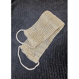 Unbranded Sisal Back Scubber Strap Exfoliating Stimulating Bath Shower Wash Cloth Body 23"