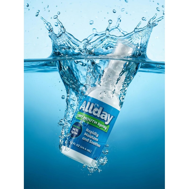 Allday Dry Mouth Spray - Maximum Strength Xylitol, Fast Acting,