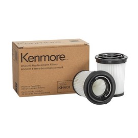 Kenmore KHV01 Washable Replacement Filters, 2 pack, for Cordless Handheld Vacuum Cleaner (Model: HV3005)