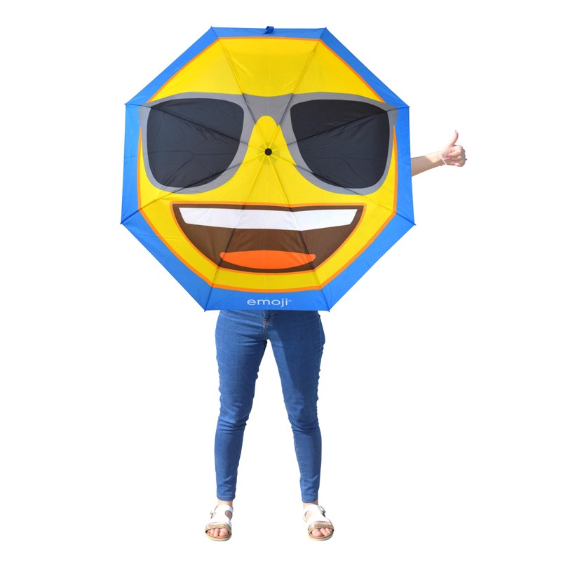 Emoji Unisex Adult Sunglasses Face Automatic Open & Close Compact