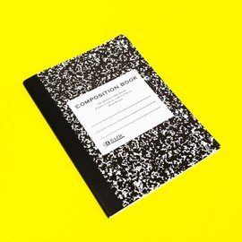 BAZIC Composition Book Wide Ruled 100 Sheet Black Marble Notebook, Writing Journal Comp Lined Notebooks for School, 48-Pack