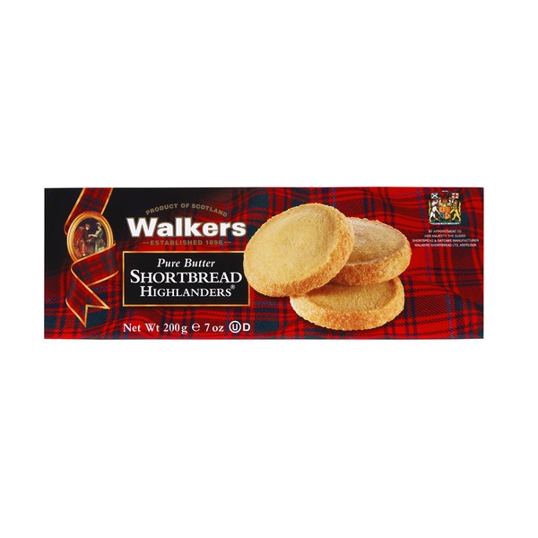 Walkers Shortbread Highlanders, 7-Ounce Boxes (Pack of 4)