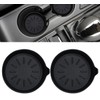 LEORAY Car Coasters for Cup Holder Silicone Car Cup Holder
