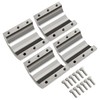 KUAFU Split Collar Tube Clamp Compatible with 1-5/8” OD Weldable