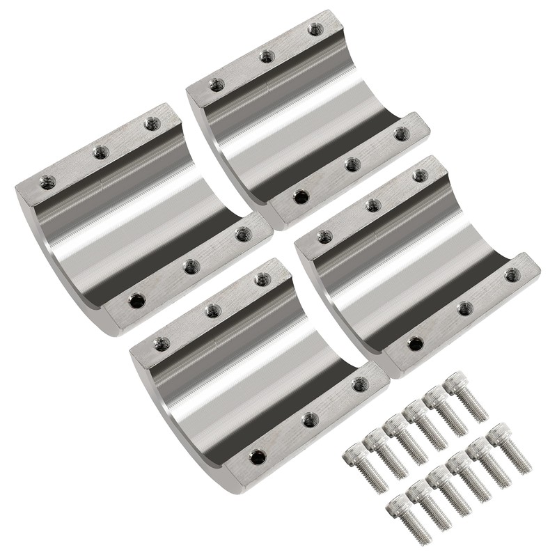 KUAFU Split Collar Tube Clamp Compatible with 1-5/8” OD Weldable