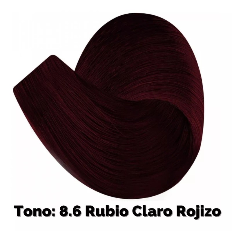 Nutrapel Color Tech Tinte Tono Cereza 8.6 Rubio Claro Rojizo