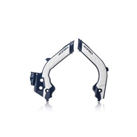 Acerbis X-Grip Frame Guard (BLUE/WHITE) For 19-22 HUSQVARNA FC450HQ
