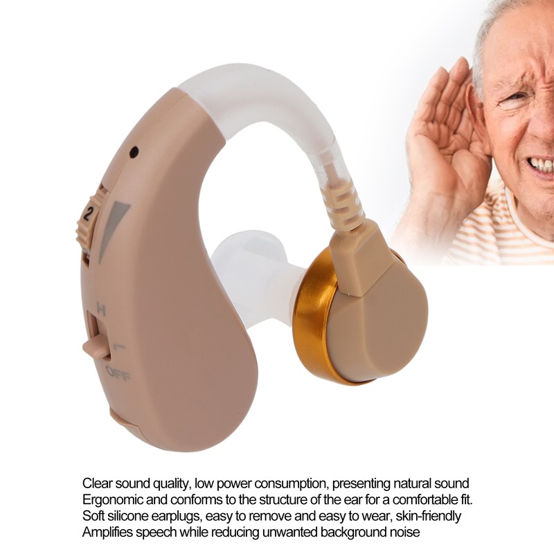 Hearing Aid Earphone Amplifier with Sterilization Box Noise Reduction Ear