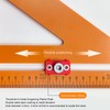 Rafter Square 2 in 1 High Accuracy 220x380mm Mechanical Angle