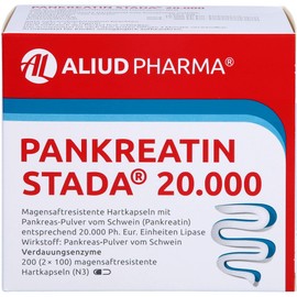 PANKREATIN STADA 20,000 Gastric Juice Hard K.Aliud Pack of 200