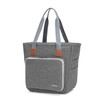 Luxja Bible Bag with Multiple Pockets for Bible Study Items,