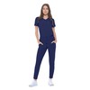 Natural Uniforms Ultra Stretch Form Fitting Womens Scrub Set (True