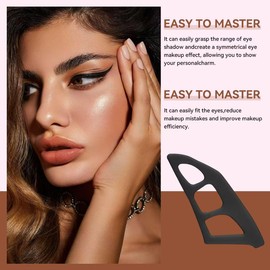 MZLUWM Eyetour Eyeshadow Tool，2025 New Reusable eyeshadow stencils for eyes，Eyetour Your Glam Bestie， Efficient and Sophisticated eye shadow applicator Tool for Women ，Beginners (4pcs) (Color A)