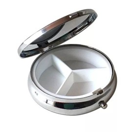 Pill Buddy Pretty Owls Small Daily Medication Pill Box Pocket Purse Organizer Case-Purple