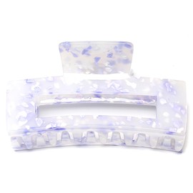 QinGoo Large Purple Hair Clip, Hair Clip, Purple Buns Clip, Adult Hair Accessories, Cute, Stylish, Korean, Women's, 1 Piece (3.9 x 2.2 inches (10 x 5.5 cm), Purple)