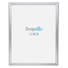 SnapeZo Poster Frame 22x28, Silver, 1.25 Inch Aluminum Profile, Front-Loading