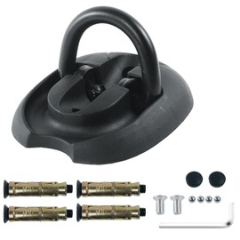 Security Ground Anchor, JYEASTZ Floor or Wall Anchor for Motorcycle Security, Heavy Duty Steel Anti-Theft Ground Anchor Lock, Permanently Locks in Place for Securing Motorcycle, Bicycle