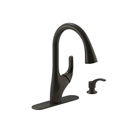 Kohler K-R18594-SD-2BZ Trielle Kitchen Sink Faucet, Oil-Rubbed Bronze