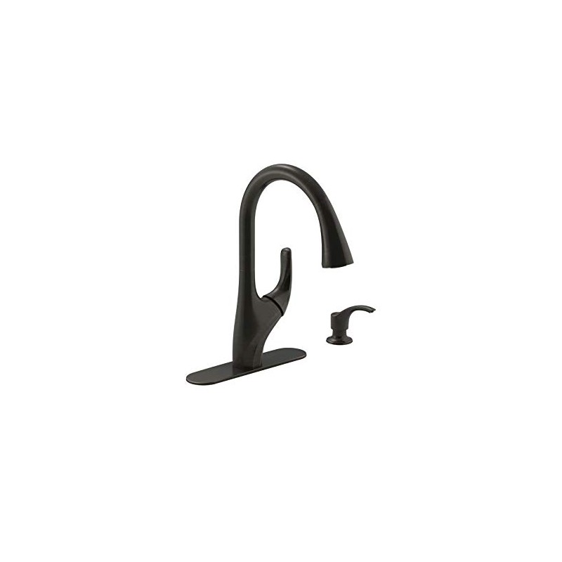 Kohler K-R18594-SD-2BZ Trielle Kitchen Sink Faucet, Oil-Rubbed Bronze