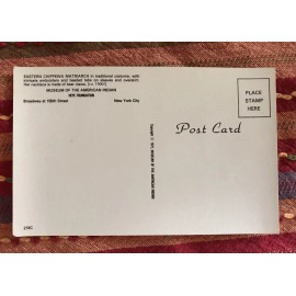 Native Americana postcard Museum of American Indian Heye Foundation New York NY