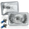 Octane Lighting 4X6 Halogen Semi Sealed Stock Glass H4 Headlight