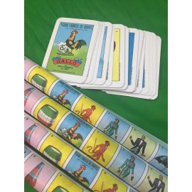 DON CLEMENTE  2 PC Mexican Loteria Bingo  Paper Poster Sheets & Cards 54 Count