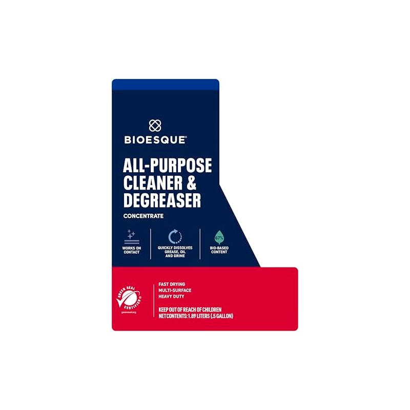 Bioesque All Purpose Cleaner/Degrease Concentrate, 64 Fluid Ounce (Pack of