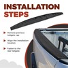 ECOTRIC Tailgate Molding Cap Spoiler Compatible with 2009-2019 Dodge Ram